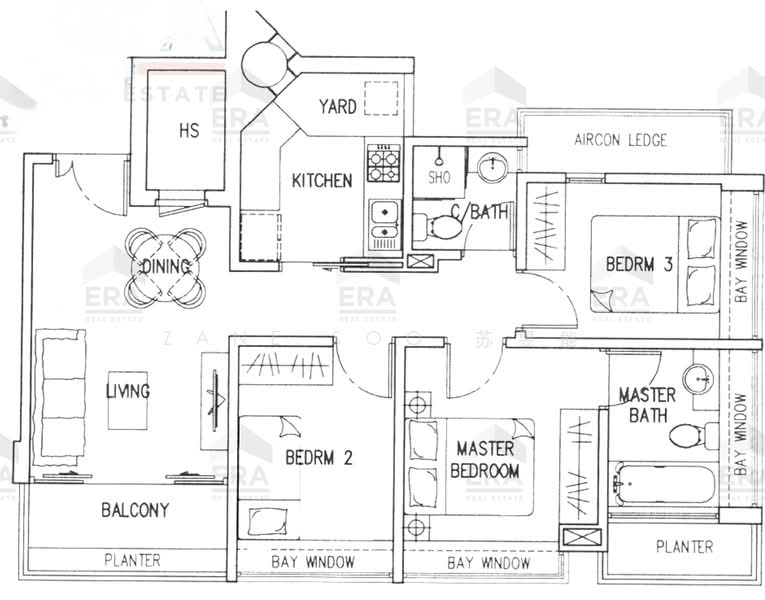 The Ariel, 31 Lorong 105 Changi, East Coast / Marine Parade, 3 Bedrooms, 872 sqft, Condominium For Rent, by Zane Soo 苏昱能, 500199210 - PropertyGuru.com.sg