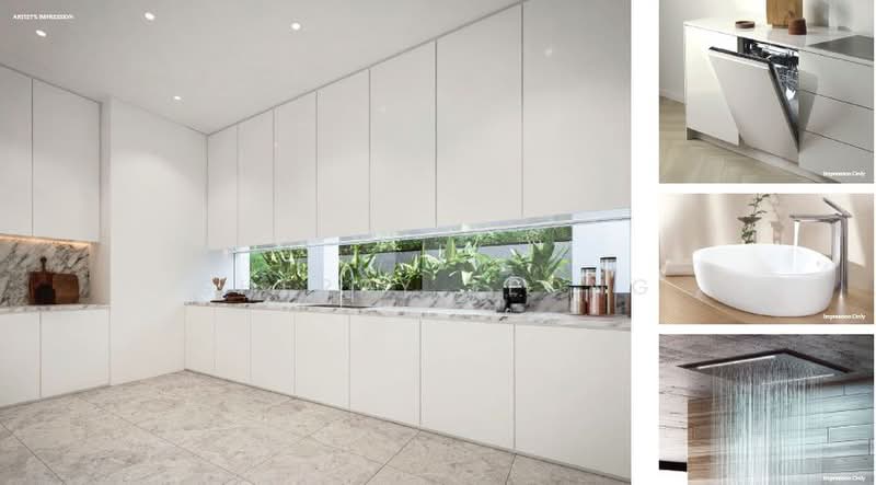 Newly TOP Detached House at Prime District 10 with Pool, Mount Sinai Road/ Henry Park, 7 Bedrooms, 12,239 sqft, Detached House For Sale, by Sherry Leong, 500199341 - Kitchen - PropertyGuru.com.sg