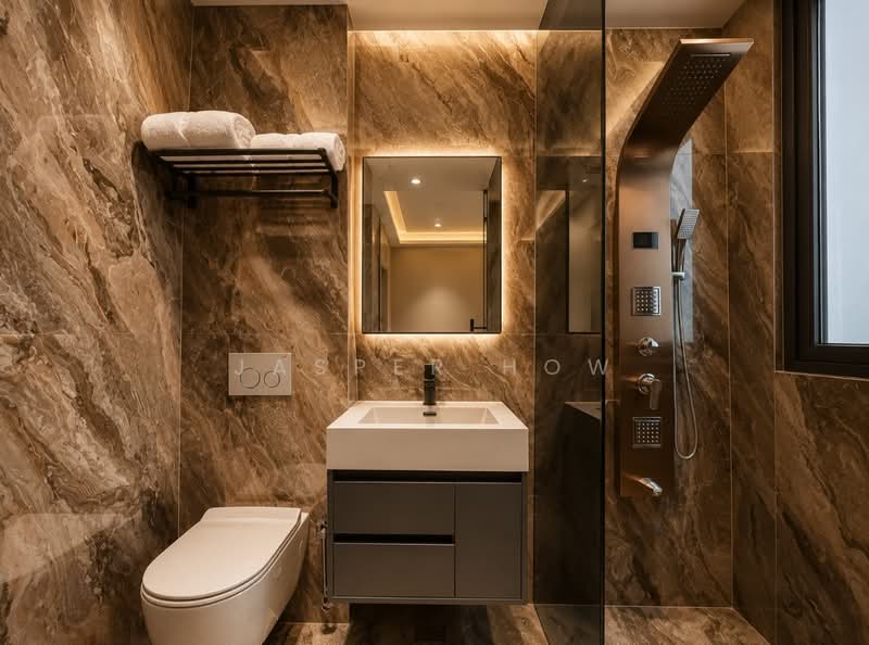 Upper Serangoon Road, , 1 Bedroom, 200 sqft, Apartment For Rent, by Jasper How, 500199408 - Bathroom - PropertyGuru.com.sg