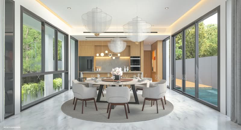 Henry Park Estate, Mount Sinai Lane, 6 Bedrooms, 12,239 sqft, Detached House For Sale, by Xavier Aw (欧伟廷), 500199414 - Dining Room - PropertyGuru.com.sg