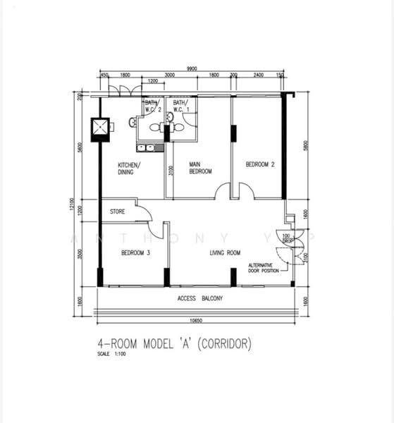 434 Hougang Avenue 8, 434 Hougang Avenue 8, 3 Bedrooms, 1,109 sqft, HDB Flat For Sale, by Anthony Yip, 500199415 - PropertyGuru.com.sg