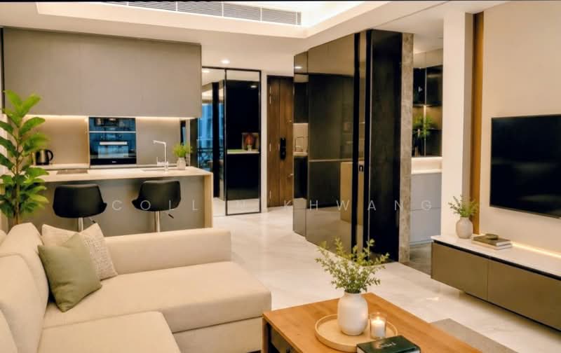Cairnhill Nine, 15 Cairnhill Road, 1 Bedroom, 743 sqft, Condominium For Rent, by Collin Khwang, 500199421 - Living Room - PropertyGuru.com.sg