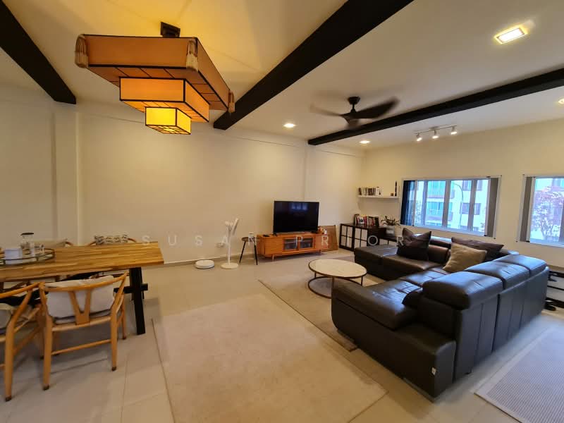 Tiong Bahru Biggest 2 Bed, Tiong Bahru Road, 2 Bedrooms, 1,275 sqft, Conservation House For Sale, by Susan Prior, 500199473 - Living Room - PropertyGuru.com.sg