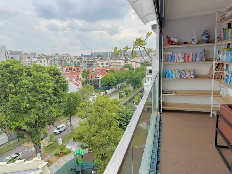 One Robey, 1 Robey Crescent, 4 Bedrooms, 1,195 sqft, Condominium For Sale, by Felicia Teo, 500199496 - Balcony - PropertyGuru.com.sg