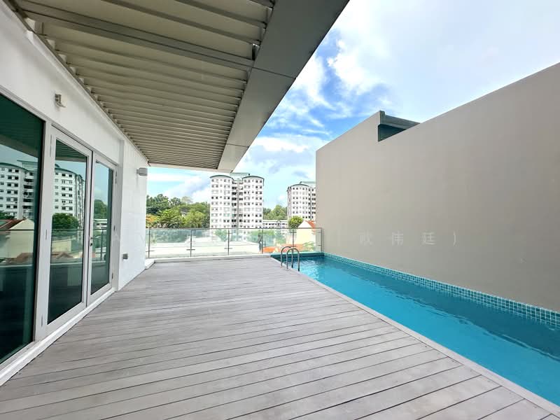 Residences @ Emerald Hill, 119 Emerald Hill Road, 5 Bedrooms, 5,791 sqft, Condominium For Sale, by Xavier Aw (欧伟廷), 500199509 - Roof Terrace with Pool - PropertyGuru.com.sg