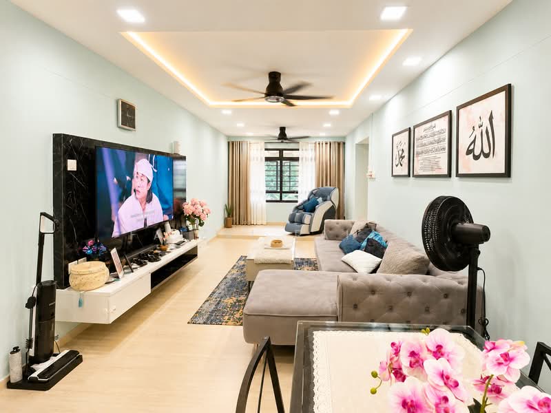 764A Woodlands Circle, 764A Woodlands Circle, 3 Bedrooms, 1,194 sqft, HDB Flat For Sale, by Faizal Rahim, 500199521 - Living Room - PropertyGuru.com.sg