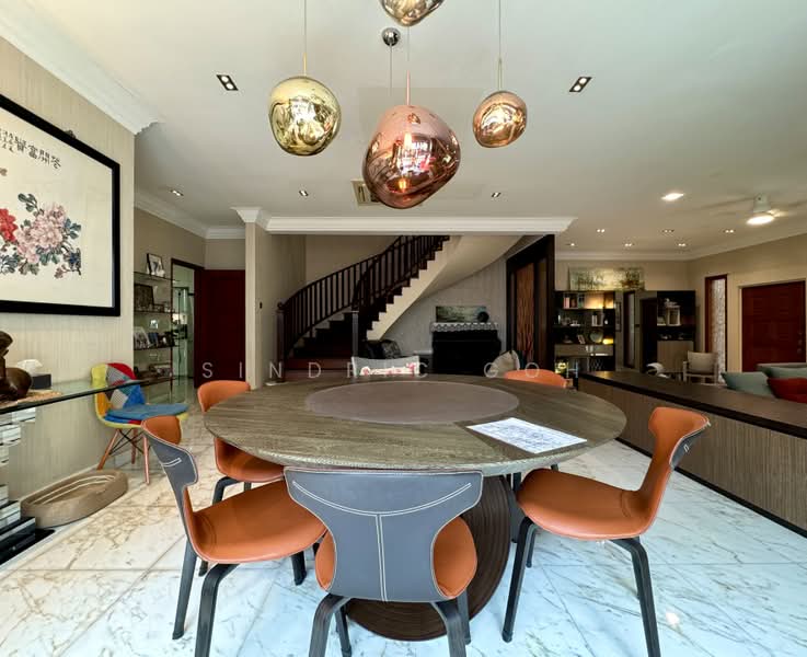 Freehold Renovated Spacious Semi-D Near MRT!, Kismis Avenue, 5 Bedrooms, 4,000 sqft, Semi-Detached House For Sale, by Sindric Goh, 500199536 - Dining Room - PropertyGuru.com.sg