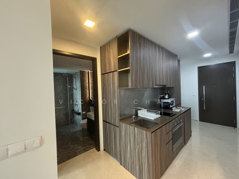 Principal Garden, 99 Prince Charles Crescent, 1 Bedroom, 484 sqft, Condominium For Rent, by Victor Chan, 500199549 - Kitchen - PropertyGuru.com.sg