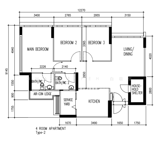 683A Edgedale Plains, 683A Edgedale Plains, 3 Bedrooms, 1,001 sqft, HDB Flat For Sale, by Dwayne Peh 白敬弘, 500199554 - PropertyGuru.com.sg