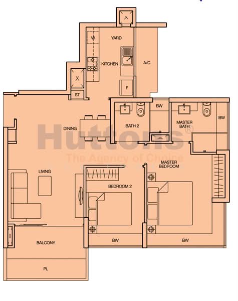 Caspian, 50 Lakeside Drive, 2 Bedrooms, 936 sqft, Condominium For Rent, by Goh Eugene, 500199569 - PropertyGuru.com.sg