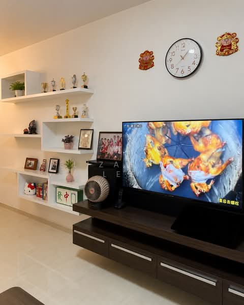 Sol Acres, 8 Choa Chu Kang Grove, 3 Bedrooms, 1,066 sqft, Executive Condominium For Sale, by Elizabeth Lee, 500199598 - Living Room - PropertyGuru.com.sg