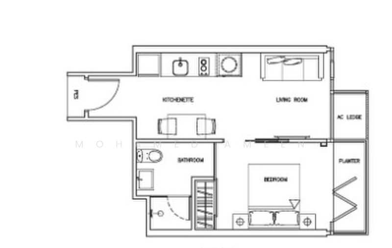 Vivace, 19 Tong Watt Road, 1 Bedroom, 420 sqft, Apartment For Sale, by Mohamed Ameen, 500199636 - PropertyGuru.com.sg