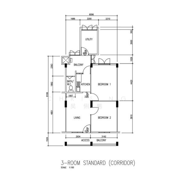 30 Jalan Klinik, 30 Jalan Klinik, 2 Bedrooms, 624 sqft, HDB Flat For Sale, by Chris Ng 吴俐慜, 500199639 - PropertyGuru.com.sg