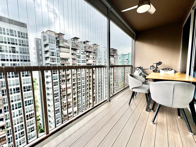 Austville Residences, 15 Sengkang East Avenue, 3 Bedrooms, 1,033 sqft, Executive Condominium For Sale, by Finn Lim 林毅桀, 500199710 - Balcony - PropertyGuru.com.sg