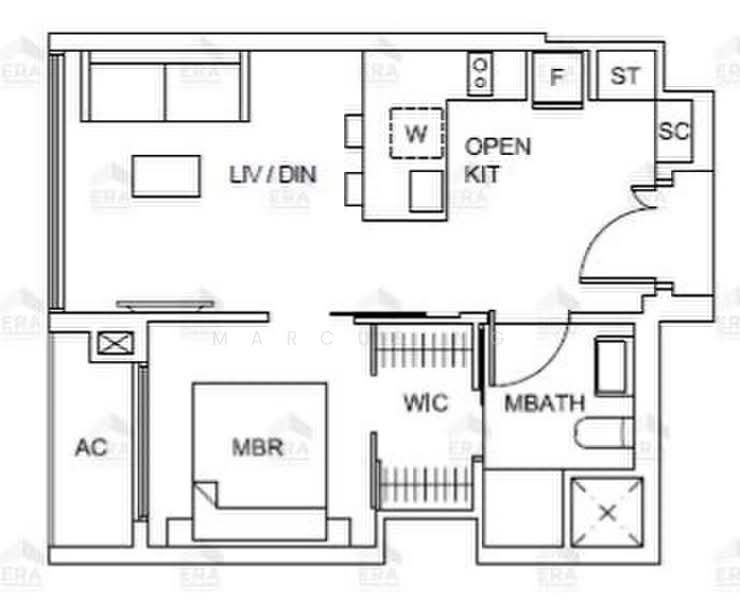 Sky Vue, Bishan Street 14, 1 Bedroom, 484 sqft, Condominium For Sale, by Marcus Ng, 500199736 - PropertyGuru.com.sg