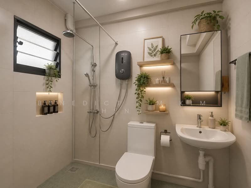 123E Rivervale Drive, 123E Rivervale Drive, 3 Bedrooms, 1,237 sqft, HDB Flat For Sale, by Benedict Lim Kim Heng, 500199738 - Bathroom - PropertyGuru.com.sg