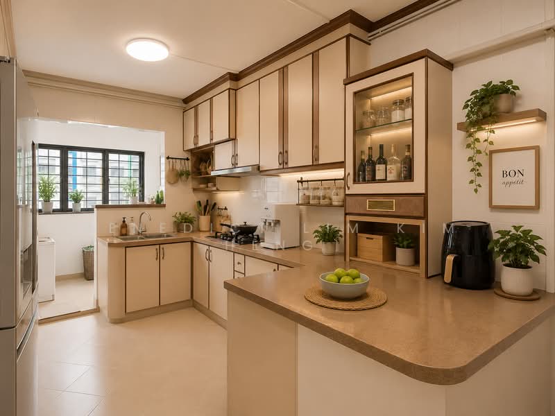 123E Rivervale Drive, 123E Rivervale Drive, 3 Bedrooms, 1,237 sqft, HDB Flat For Sale, by Benedict Lim Kim Heng, 500199738 - Kitchen - PropertyGuru.com.sg