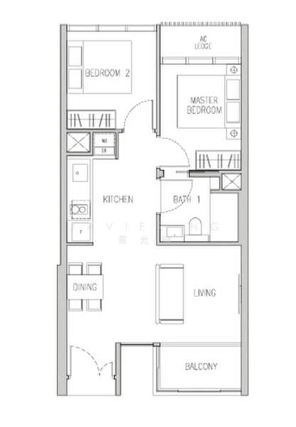 Van Holland, 186 Holland Road, 2 Bedrooms, 657 sqft, Condominium For Sale, by Javier Ng 黄允健, 500199770 - PropertyGuru.com.sg