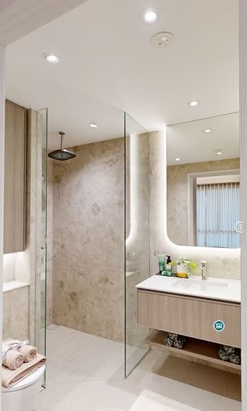 Bagnall Haus, 811 Upper East Coast Road, 1 Bedroom, 495 sqft, Condominium For Sale, by Alvin Kwan, 500199794 - Bathroom - PropertyGuru.com.sg