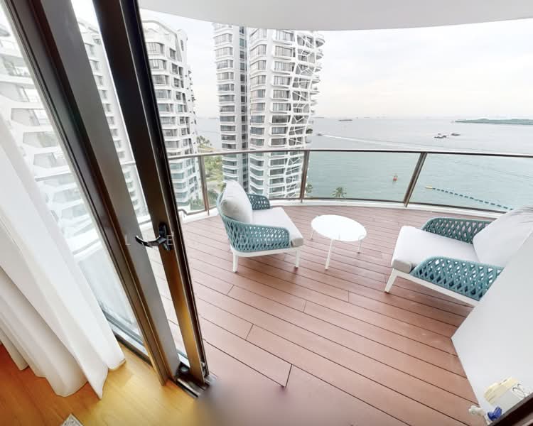 Cape Royale, 25 Cove Way, 3 Bedrooms, 1,722 sqft, Condominium For Sale, by Liew Derrick, 500199805 - Balcony - PropertyGuru.com.sg