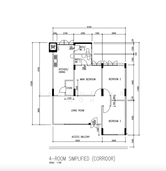 53 Lengkok Bahru, 53 Lengkok Bahru, 3 Bedrooms, 904 sqft, HDB Flat For Sale, by Jacquelyn Goh, 500199812 - PropertyGuru.com.sg