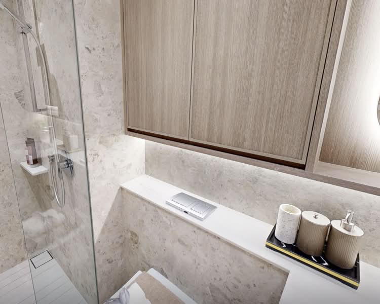 Bagnall Haus, 811 Upper East Coast Road, 4 Bedrooms, 1,249 sqft, Condominium For Sale, by Liew Derrick, 500199817 - Bathroom - PropertyGuru.com.sg