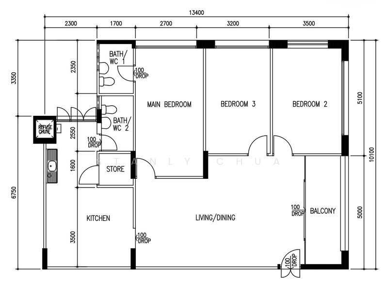 170 Bishan Street 13, 170 Bishan Street 13, 3 Bedrooms, 1,302 sqft, HDB Flat For Rent, by Stanly Chua, 500199847 - PropertyGuru.com.sg