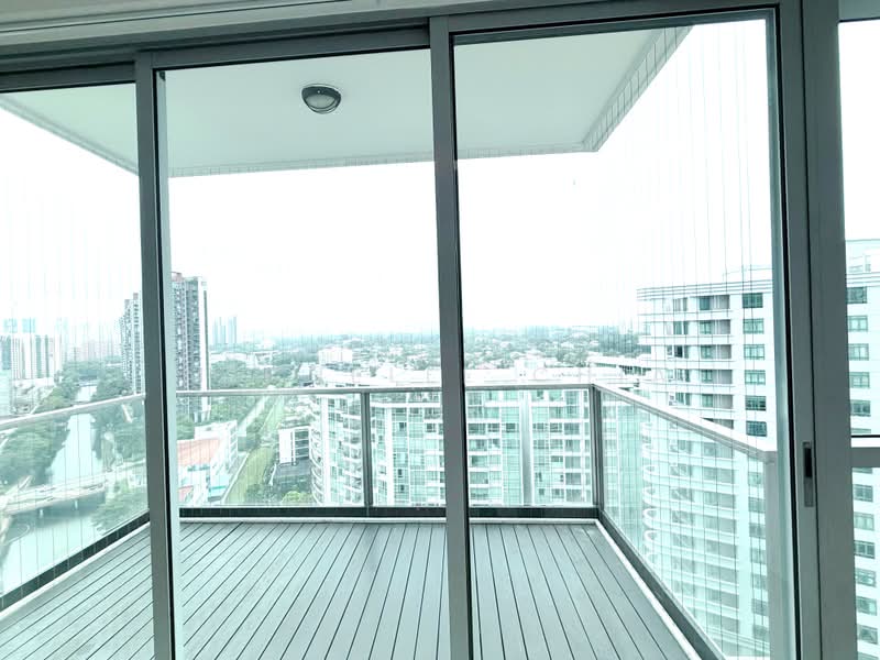 Domain 21, 21 Delta Road, 3 Bedrooms, 1,281 sqft, Condominium For Rent, by Michelle Chia, 500199878 - Balcony with unblocked view  - PropertyGuru.com.sg