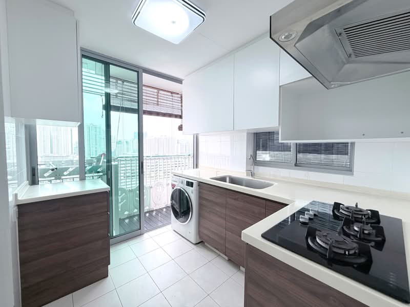 Domain 21, 21 Delta Road, 3 Bedrooms, 1,281 sqft, Condominium For Rent, by Michelle Chia, 500199878 - Kitchen - PropertyGuru.com.sg