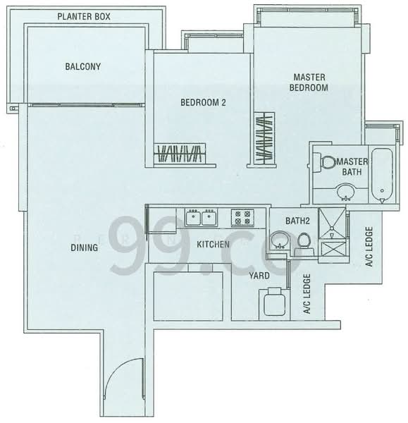 The Jade, 9 Bukit Batok Central Link, 2 Bedrooms, 1,012 sqft, Condominium For Sale, by Perin Chiam, 500199884 - PropertyGuru.com.sg