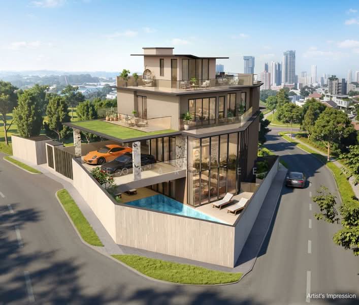 Exclusive collection of brand new freehold bungalow residences available in the prestigious Novena, , 6 Bedrooms, 9,448 sqft, Bungalow House For Sale, by Leonard Lee, 500199907 - Exterior - PropertyGuru.com.sg