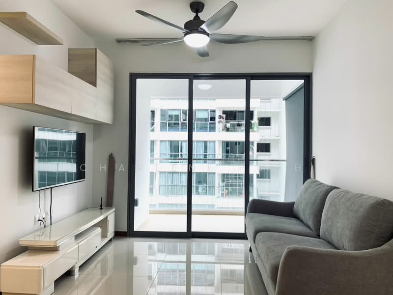 A Treasure Trove, 58 Punggol Walk, 2 Bedrooms, 775 sqft, Condominium For Rent, by Charlene Puah, 500199914 - Living Room - PropertyGuru.com.sg