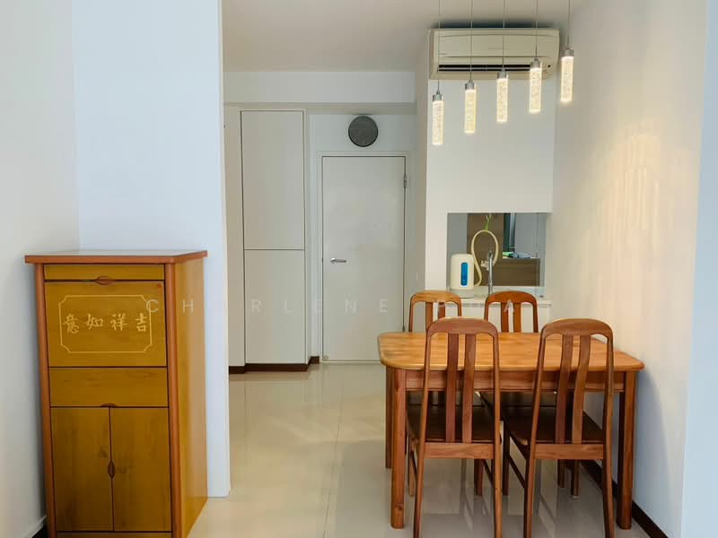A Treasure Trove, 58 Punggol Walk, 2 Bedrooms, 775 sqft, Condominium For Rent, by Charlene Puah, 500199914 - Dining Room - PropertyGuru.com.sg