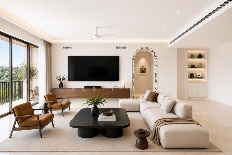 The Giverny Residences, 6 Robin Drive, 4 Bedrooms, 1,841 sqft, Condominium For Sale, by Carrie Chin, 500199943 - Living Room - PropertyGuru.com.sg