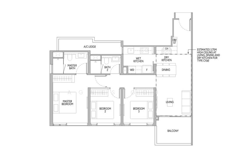 Union Square Residences, 28 Havelock Road,, 3 Bedrooms, 990 sqft, Condominium For Sale, by Agnes Goh, 500199950 - PropertyGuru.com.sg