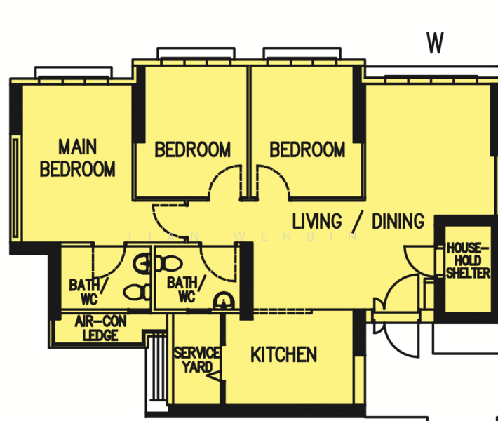 264 Toa Payoh Apex, 264 Toa Payoh East, 3 Bedrooms, 1,001 sqft, HDB Flat For Rent, by Tian Wenbin, 500200002 - PropertyGuru.com.sg