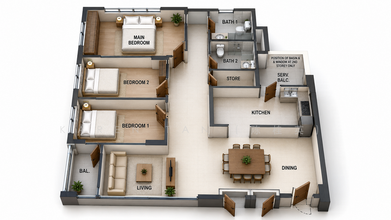 534 Woodlands Drive 14, 534 Woodlands Drive 14, 3 Bedrooms, 1,335 sqft, HDB Flat For Sale, by Karen Tan (陈桂英), 500200026 - PropertyGuru.com.sg