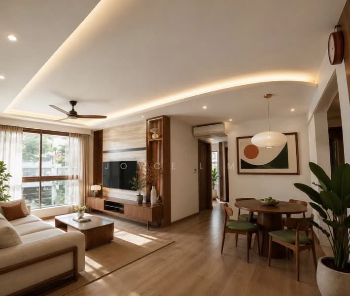 670B Edgefield Plains, 670B Edgefield Plains, 3 Bedrooms, 1,001 sqft, HDB Flat For Sale, by Joyce Lim, 500200036 - Living Room - PropertyGuru.com.sg