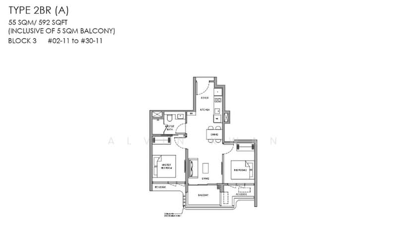 Vela Bay, Bayshore Road, 2 Bedrooms, 689 sqft, Condominium For Sale, by Alvin Kwan, 500200041 - PropertyGuru.com.sg