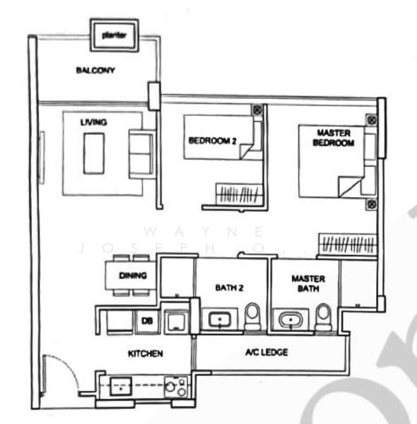The Santorini, 21 Tampines Street 86, 2 Bedrooms, 721 sqft, Condominium For Sale, by Wayne Joseph Ong 王伟洋, 500200075 - PropertyGuru.com.sg