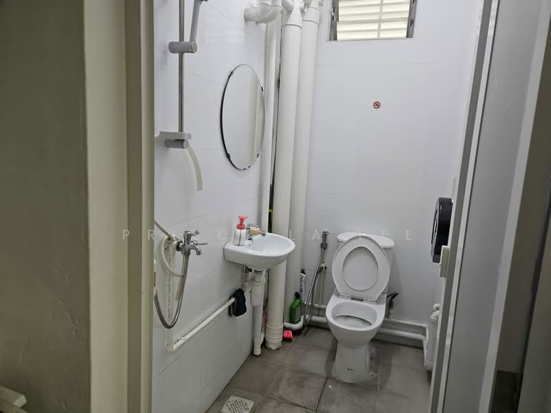 Wcega Tower, 21 Bukit Batok Crescent, 1,173 sqft, Light Industrial (B1) For Rent, by Priscilla Lee, 500200078 - Bathroom - CommercialGuru.com.sg