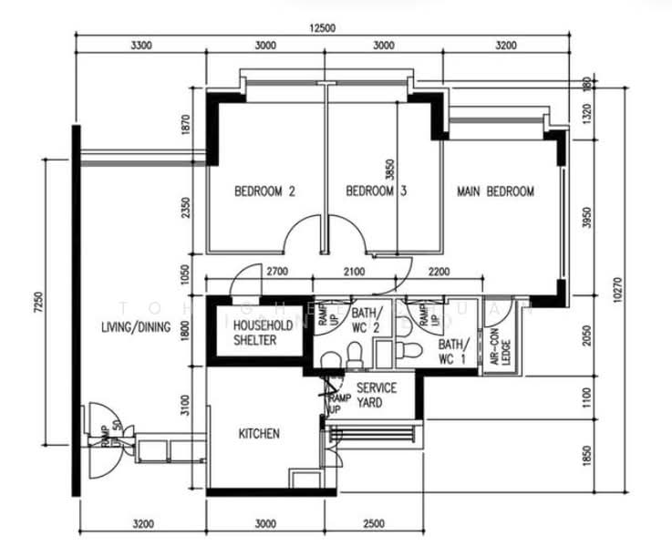 2A Sri Geylang Serai, 2A Geylang Serai, 3 Bedrooms, 1,022 sqft, HDB Flat For Sale, by Toh Ghee Chuan, 500200093 - PropertyGuru.com.sg