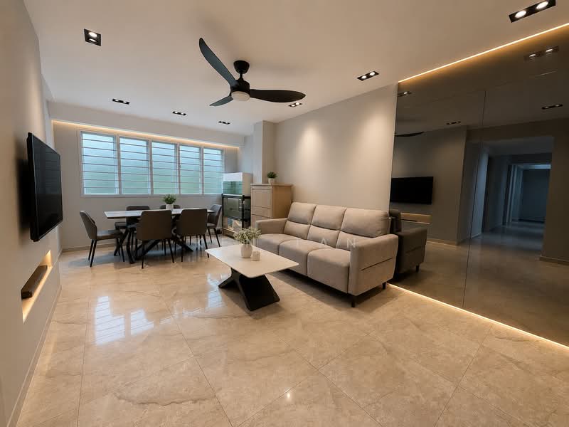 471 Choa Chu Kang Avenue 3, 471 Choa Chu Kang Avenue 3, 4 Bedrooms, 1,302 sqft, HDB Flat For Sale, by Ken Tan, 500200097 - Living Room - PropertyGuru.com.sg