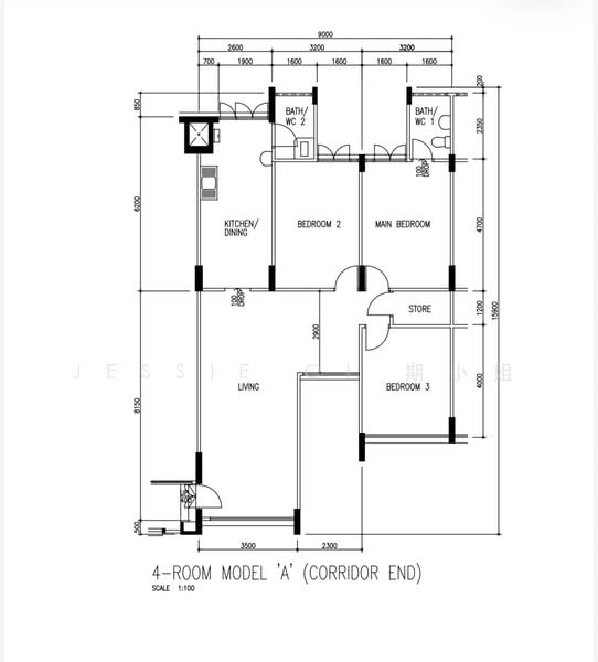 160 Bukit Batok Street 11, 160 Bukit Batok Street 11, 3 Bedrooms, 1,119 sqft, HDB Flat For Sale, by Jessie Qi 期小姐, 500200098 - PropertyGuru.com.sg