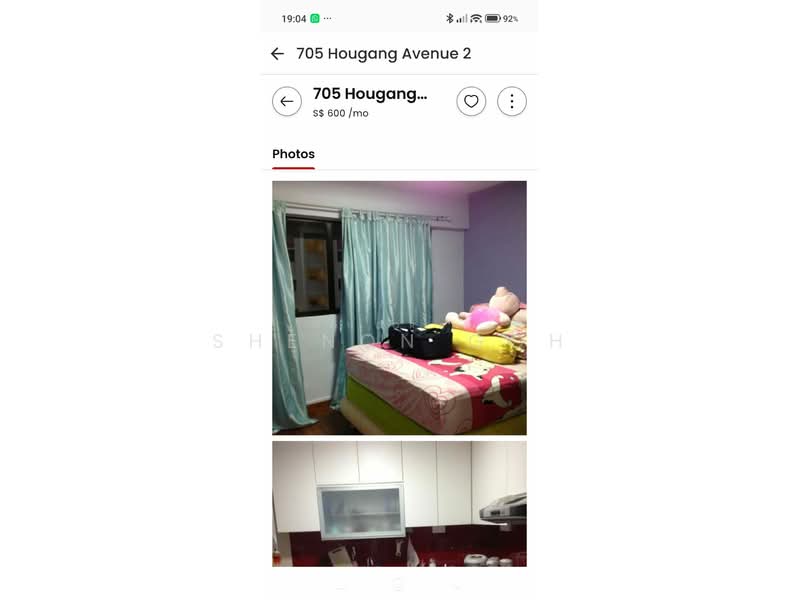 705 Hougang Avenue 2, 705 Hougang Avenue 2, 3 Bedrooms, 1,593 sqft, HDB Flat For Sale, by Shenon Goh, 500200115 - Bedroom - PropertyGuru.com.sg