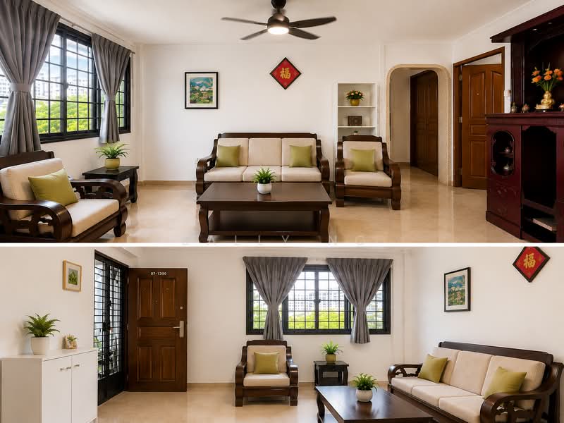 543 Bedok North Street 3, 543 Bedok North Street 3, 3 Bedrooms, 990 sqft, HDB Flat For Sale, by Sally Ng, 500200155 - Living Room - PropertyGuru.com.sg
