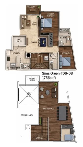 Sims Green, 7 Lorong 27A Geylang, 3 Bedrooms, 1,755 sqft, Apartment For Sale, by Alexis Quek, 500200157 - PropertyGuru.com.sg