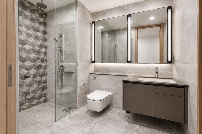 Leedon Green, 32 Leedon Heights, 1 Bedroom, 538 sqft, Condominium For Sale, by Desmond Ho, 500200184 - Bathroom - PropertyGuru.com.sg