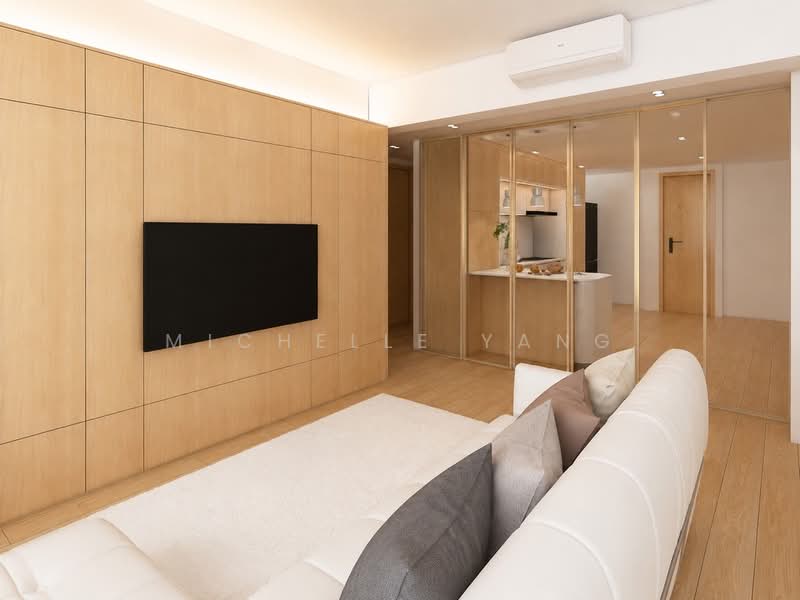 WaterScape @ Cavenagh, 65 Cavenagh Road, 3 Bedrooms, 1,066 sqft, Apartment For Rent, by Michelle Yang, 500200190 - Living Room - PropertyGuru.com.sg