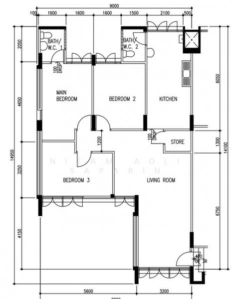 141 Yishun Ring Road, 141 Yishun Ring Road, 3 Bedrooms, 1,001 sqft, HDB Flat For Sale, by Nizam Adli Saparin, 500200214 - PropertyGuru.com.sg